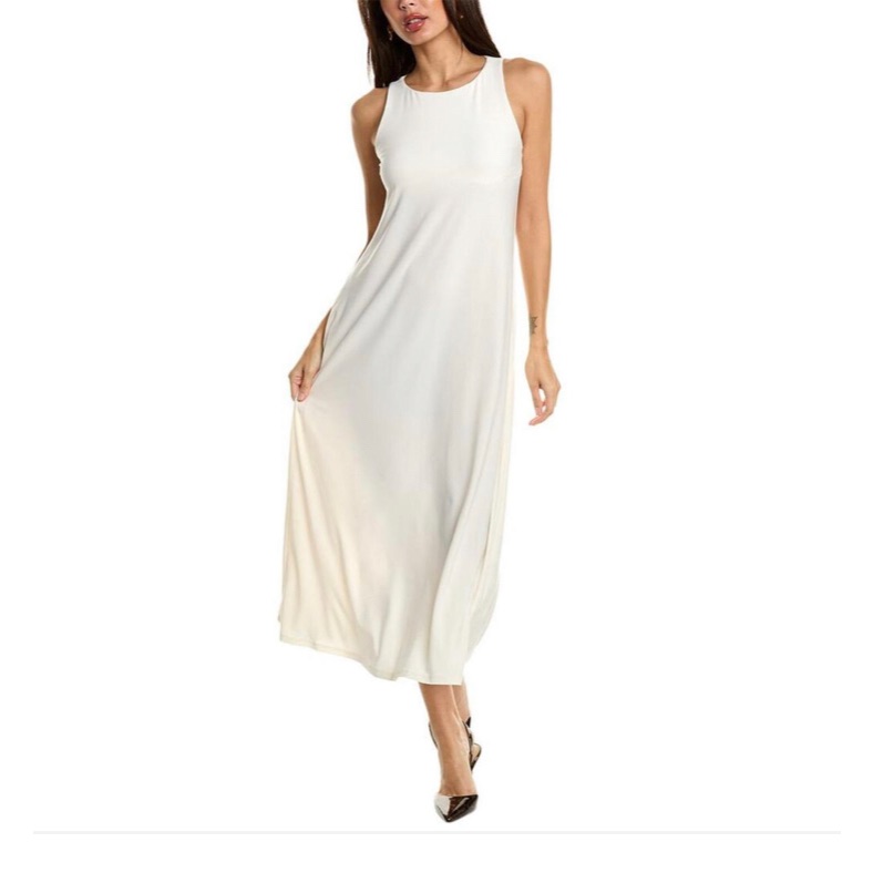 Maxmara Leisure Ivory Supremo Dress Xs Stretch Jersey